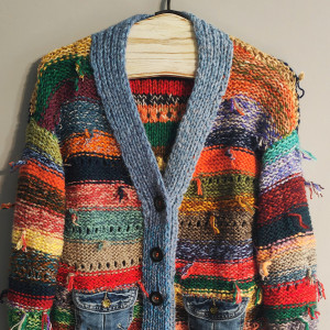 Sweter Kurtka Handmad