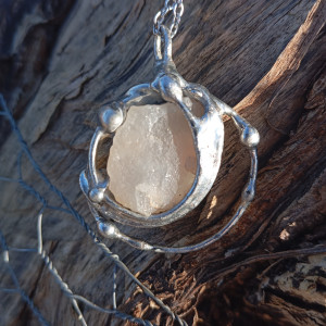 Naszyjnik z kwarcem Pełnia księżyca