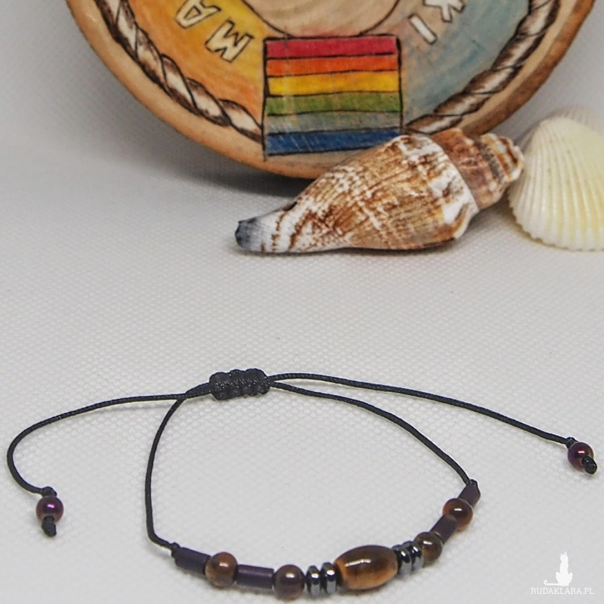 Damska bransoletka z tygrysim okiem