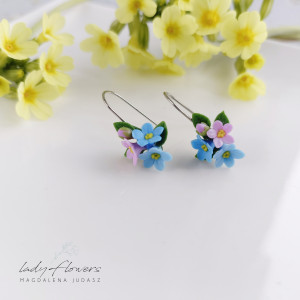 Kolczyki niezapominajki