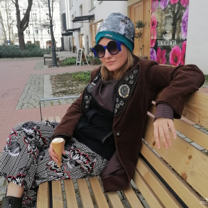 Czapka wiosenna patchworkowa