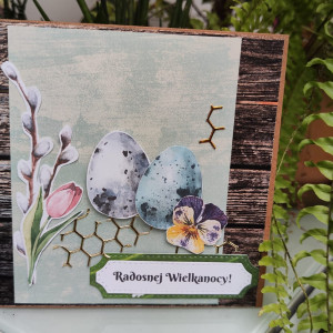Kartka na Wielkanoc ręcznie wykonana handmade
