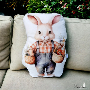 Poduszka wielkanocna przytulanka króliczek poduszka królik poduszka z króliczkiem na wielkanoc