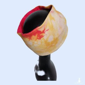 Opaska  uniwersalna ręcznie farbowana szeroka