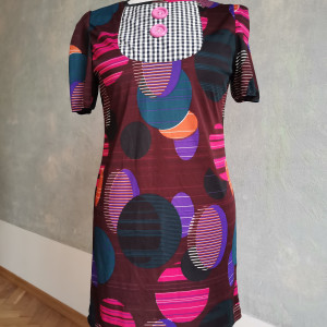 Sukienka printy retro handmade