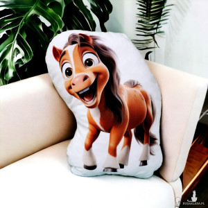 Przytulanka konik poduszka z koniem poduszka koń maskotka koń pluszowy konik