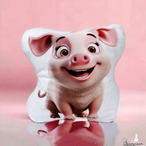 Przytulanka świnka poduszka ze świnką poduszka świnka maskotka świnka pluszowa świnka