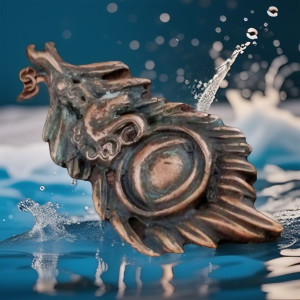 Miedziane oko art clay