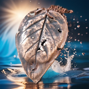 Miedziany listek bzu