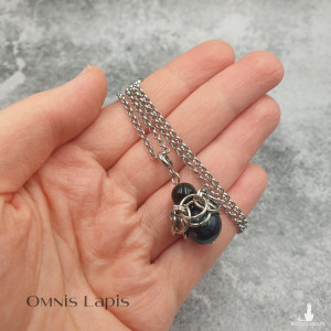 Wisiorek chainmaille - sokole oko