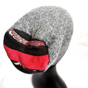 Czapka smerfetka szara