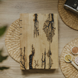 księga gości drewniana