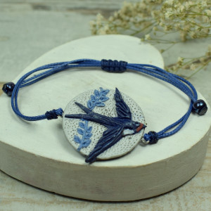 Jaskółka - regulowana bransoletka