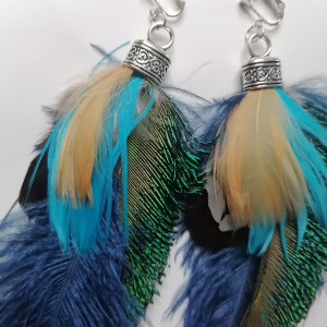 Klipsy boho hipi piora