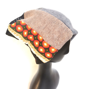 Czapka uniwersalna  patchworkowa