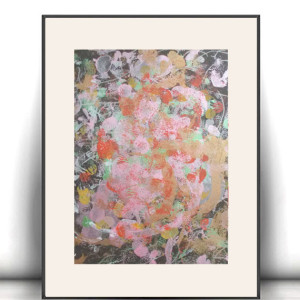 ręcznie malowany, obraz 30x40,  nowoczesna grafika do salonu, boho dekoracja na ścianę,  oryginalna abstrakcja do biura, abstrakcyjny rysunek do sypialni, design do loftu, oryginalny obrazek