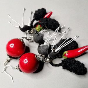 Kolczyki etno czuszka