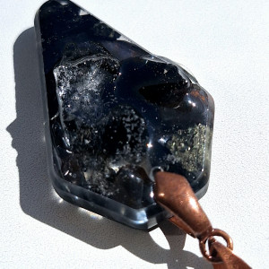 Obsydian Turmalin Piryt Kryształ Górski Hematyt 🧿🪬