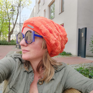 Futrzana  sztuczne futro czapka