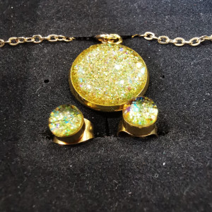 Złoty zestaw zielony zestaw