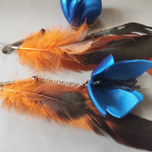 Klipsy boho hipi piora