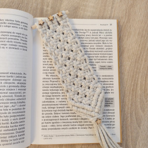 Zakładka do książki - makrama