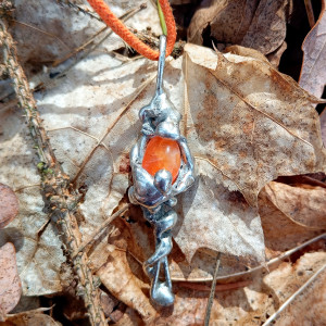 Naszyjnik z karneolem