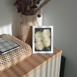 Obraz z kwiatów suszonych prezent MR handmade duży