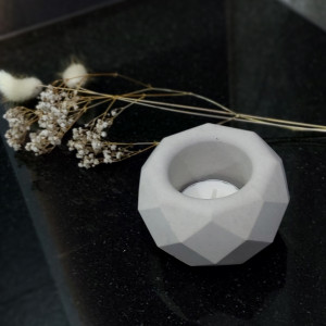 Świecznik na tealighty z betonu MR handmade