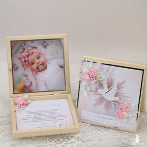 Podziękowanie lub Pamiątka chrztu dziewczynki