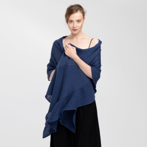 miękki i ciepły szal z wełny merino