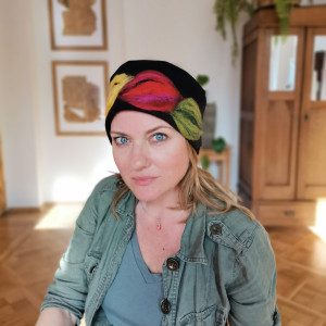 opaska wełniana filcowana