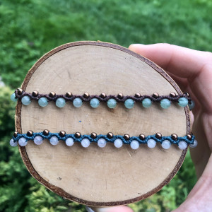 Bransoletka na rękę z kamieni naturalnych