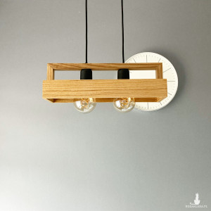 Lampa wisząca drewniana BOX40
