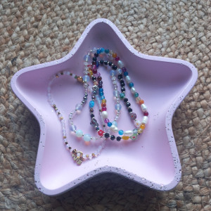 Podstawka na bizuterie muszla  lub swieczke pod kubek itp.gips polimerowy