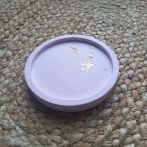 Podstawka na bizuterie gips polimerowy  mala roz zloto