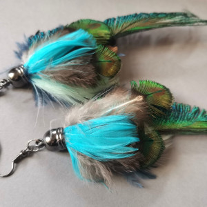 Kolczyki  boho lekkie