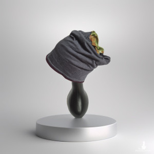 Czapka wiosenna smerfetka