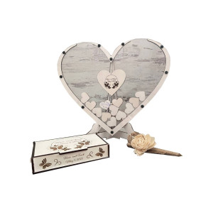 Księga gości,Nowoczesna księga weselna, Księga weselna w kszktalcie serca