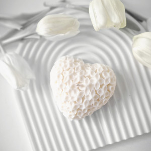 Świeca sojowa Flower heart