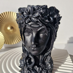 Wazon na kwiaty głowa kobiety No 2