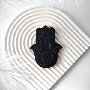 Podstawka pod kadzidło Hamsa Black