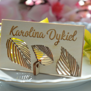 Winietki ślubne , Winietki ślubne na stół, Winietki ślubne na stół weselny