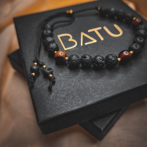 Bransoletka lawa i tygrysie oko