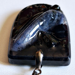 Naszyjnik Kamienie Szlachetne Obsydian Turmalin Sodalit 🧿🪬 Ezoteria Remedia G'Ξ'S