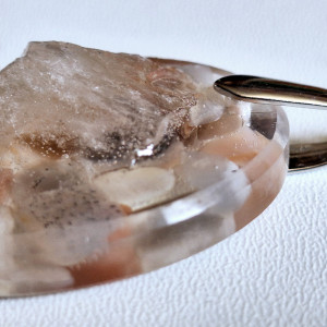 Naszyjnik Kamienie Szlachetne Kryształ Górski i Kamień Księżycowy 🧿🪬 Ezoteria Remedia 🔮✨️