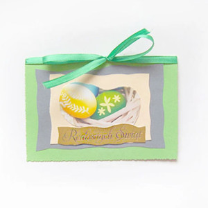 zielone kartki wielkanocne, kartki na Wielkanoc, pisanki kartki z okazji Wielkanocy, kartki na święta wielkanocne, wielkanocne kartki z pisankami, Wielkanoc kartki bez życzeń