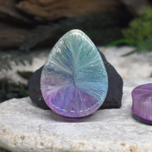 Tunele do uszu 38mm łezki / plugi, rozpychacze, tapery, tunele siodłowe #051