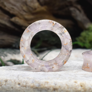 Tunele do uszu 38mm jadeit / plugi, rozpychacze, tapery, tunele siodłowe #089