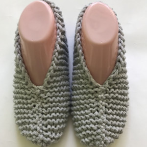 Kapcie bawełniane, roz. 39-40, handmade, homeoffice